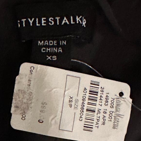 Stylestalker Avalon Black Floral Print Strapless Top Size XS NEW - Picture 3 of 8